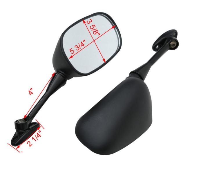 Retrovisores Espejos compatible con modelos Honda CBR600RR CBR600F CBR1000RR CBR250R CB1300S - Imagen 4