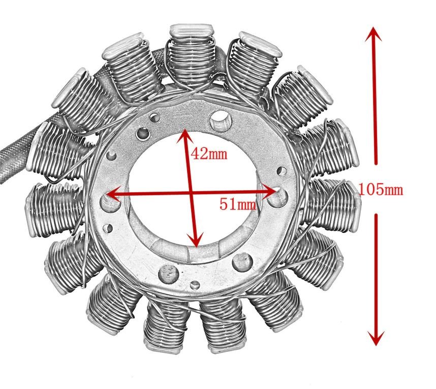 Alternador Kawasaki ZX10R 2008 2009 2010 - Imagen 2