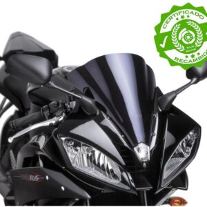Cúpula doble burbuja Yamaha R6R 2006 2007 - negra