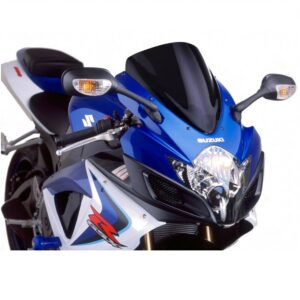 Cúpula doble burbuja Suzuki GSXR600 GSXR750 2006 2007 - negra