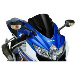 Cúpula doble burbuja Suzuki GSXR600 GSXR750 2008 2009 2010 - negra